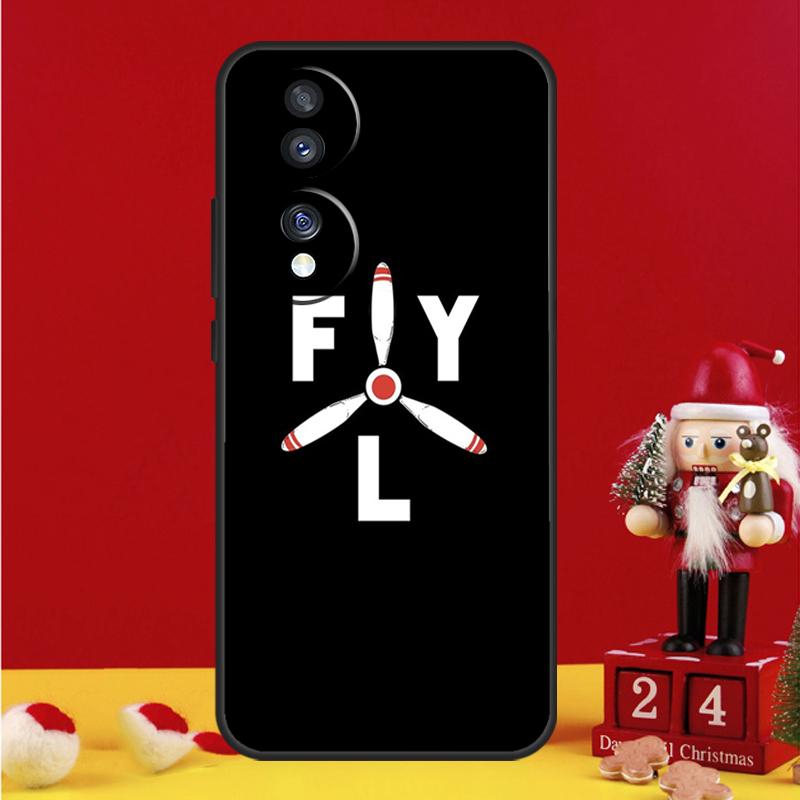 aircraft Airplane fly travel Case For Honor Magic 8 5 6 7 Pro Honor Win RT 50 70 90 200 400 Lite X8c X9b X9c X9a X9d Cover