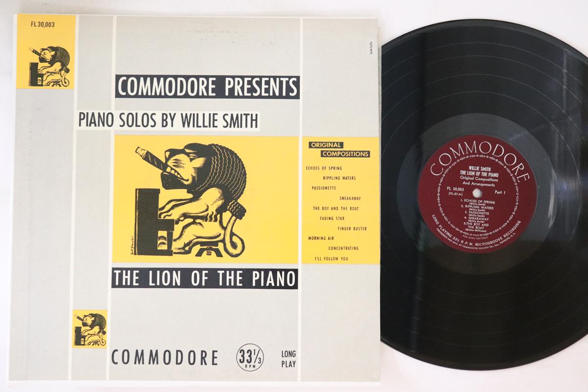 

LP Record WILLIE THE LION SMITH Piano Solos By Willie Smith The Li FL30003 COMMODORE 1961 US Jazz Used