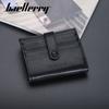 Men's Card Bag Business Mini Buckle Wallet Men's Thin Multi-Card Change Bag Bank Card Holder