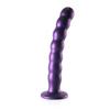 Ouch! - Silicone G-Spot Dildo with Beads - 20.5 cm