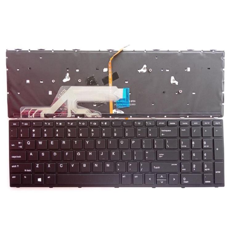 US Version Backlit Keyboard for HP Probook 450 G5 455 G5 470 G5 Silver Frame