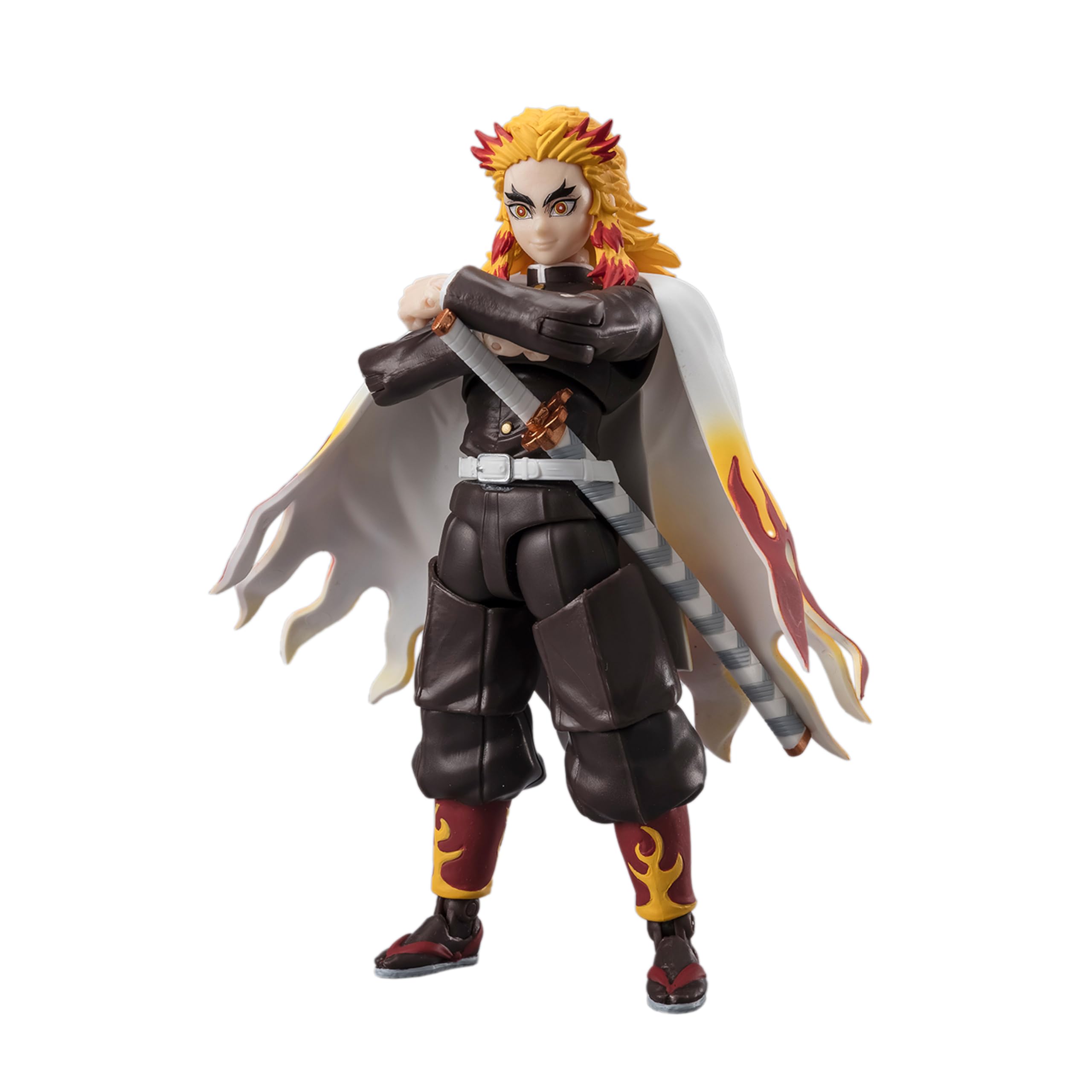 Demon Slayer Rengoku Kyojuro 5-Inch Action Figure - Ultimate Legends Series