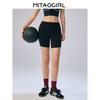 Mitaogirl Kendall Short-Length Pants Female High Waist Hip Lift Slim Fit Fitness Pants Running Quick-Drying Yoga Sports Shorts