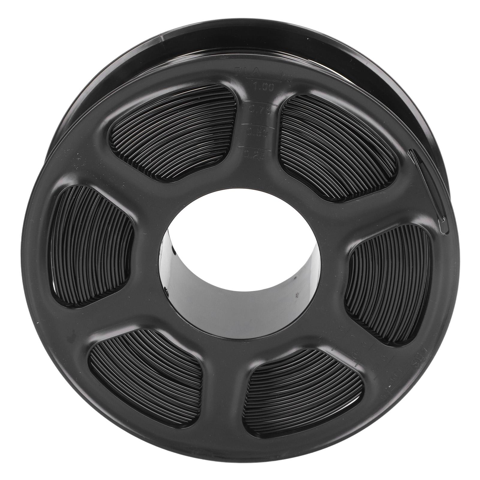 

Нить для 3D-принтера 1,75 мм, чистый вес 2,2 фунта, температура от 220 до 250 градусов по Цельсию, нить из чистого PETG-материала для чёрный