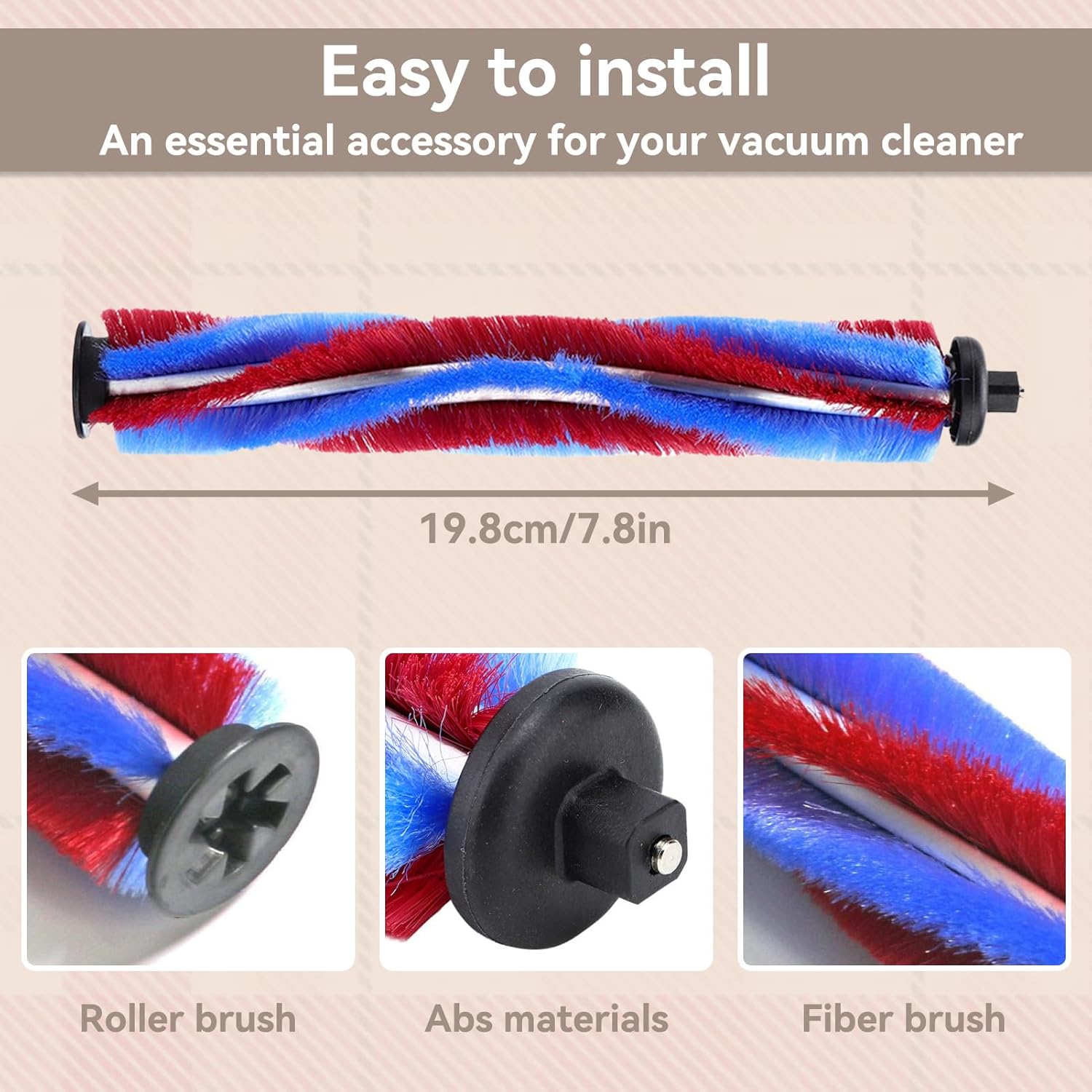 

2 шт. Щетка для пылесоса, Насадка для пылесоса, Запасная V-образная верхняя роликовая щетка для пылесоса, Подходит для A219 219 Pro