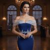 Multiple Colors Bridal Sleeves With Pearls Detachable Shoulder Straps  Wedding