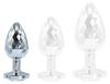 Plug Ikonik Diamond S 6 x 2.7cm Argent - MyPlayToys - Bijoux Anal