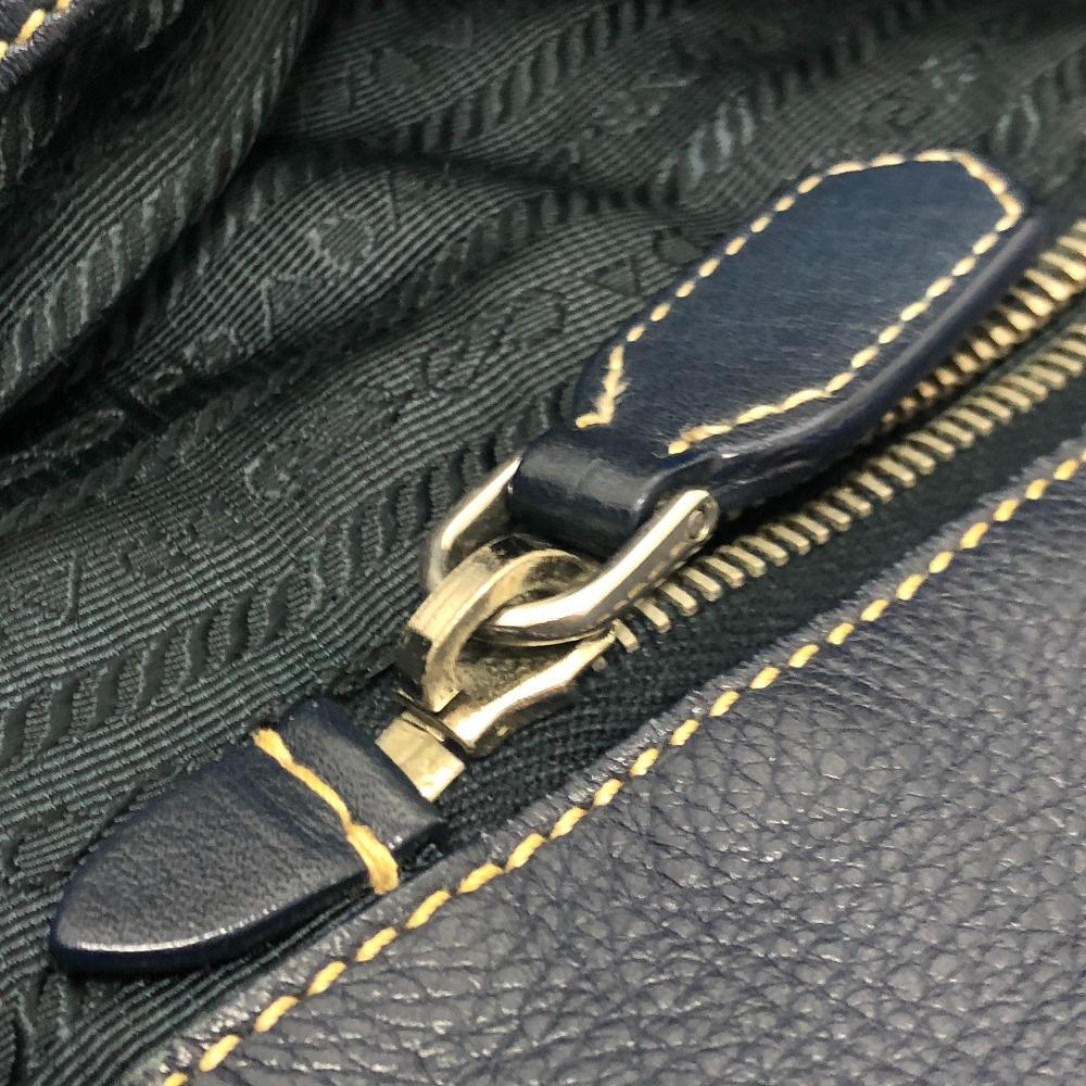 PRADA VA0677 Triangle logo Tote bag Nylon blue/SilverHardware