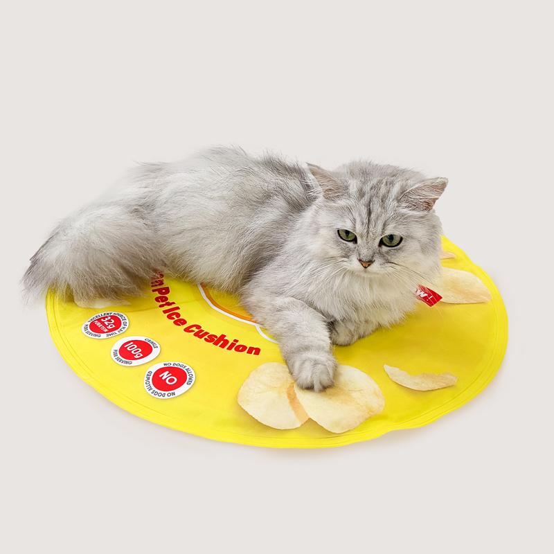 

Summer Pet Ice Pad, Dry Ice or Crystalline Powder Filled Pet Cooler for Dogs and Cats up to 40 lbs, Summer Ice Pack or Water Pad