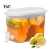 Cold Drink Juice Machine for Home Use 3.5/5L Kettle Beverage Water Dispenser with Faucet High Temp Resistance Large Diameter Easy Cleaning Iced