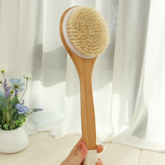 Long Handle Bath Brush Skin Health Boost Ergonomic Long Handle Design Versatile