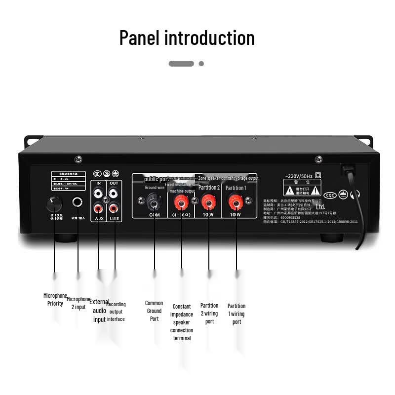 Newmine D168 Constant Voltage Ceiling Speaker PA System (CN version)