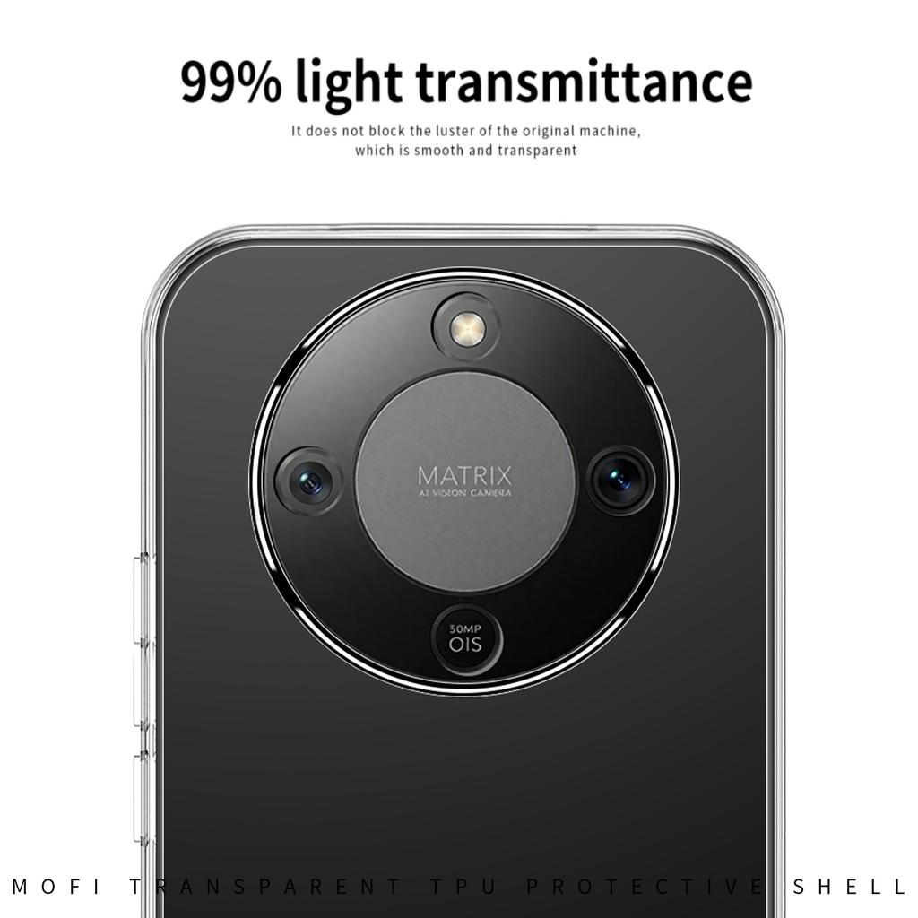 For Honor Magic8 Lite 5G/X9d 5G/X70 5G Clear Phone Case MOFI Ultra-Thin TPU Phone Back Cover