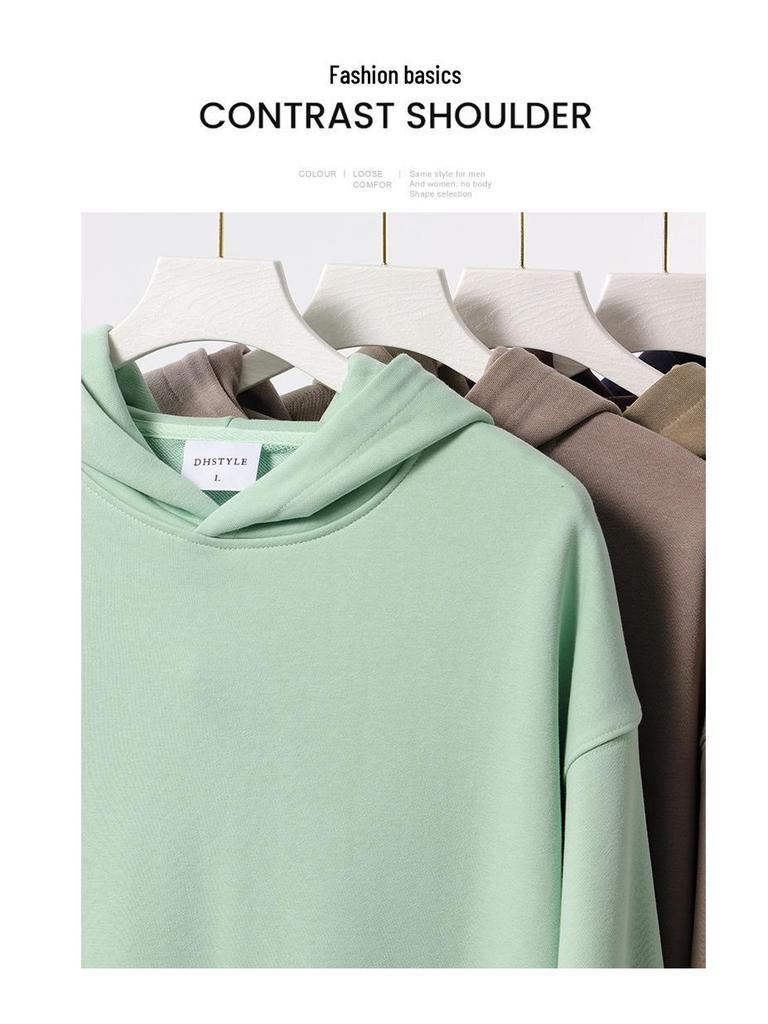 Men's & Women's Autumn/Winter 380g Combed Cotton Heavyweight Drop Shoulder Hoodie