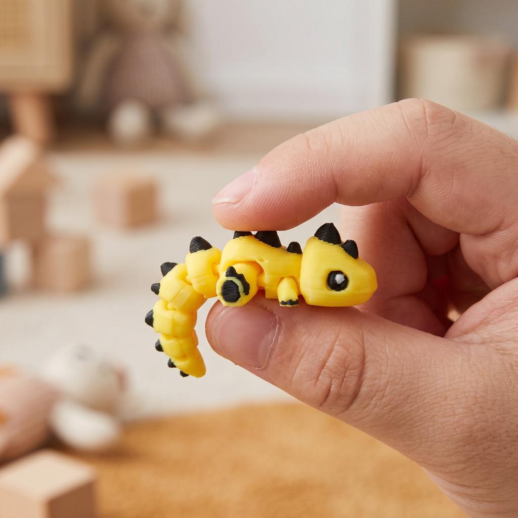 3D Printed Dinosaur Toy for Kids with Small Claws