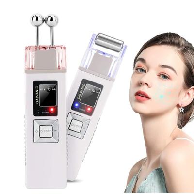 Galvanische Hautstraffungsmaschine Mikrostrom Gesichtsgerät Face Lift Massagegerät Rolle für Hautpflege Anti-Aging Heim-Schönheitssalon