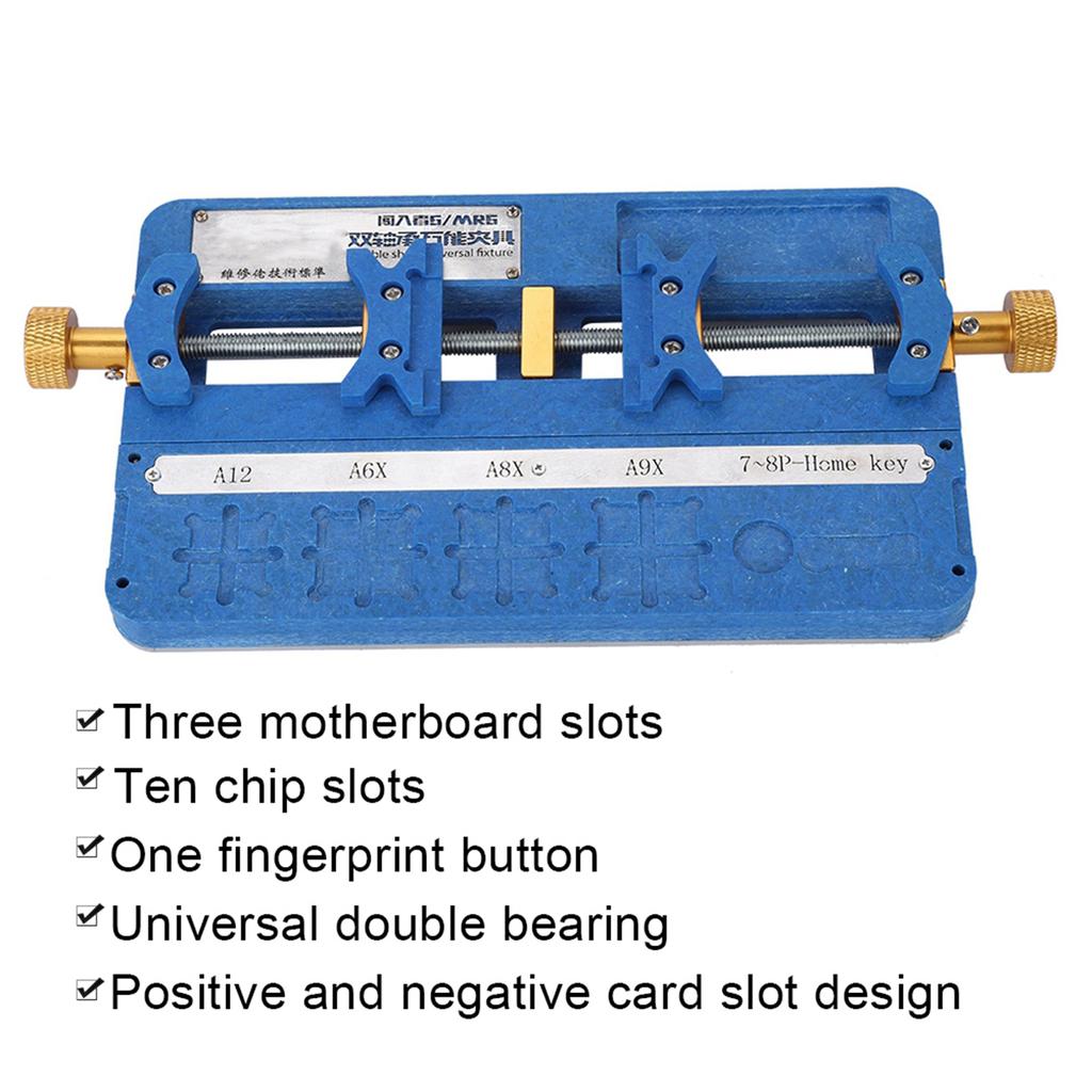 Universal Phone Professional Repair Fixture IC Chip PCB Repair Board Holder Double Bearing