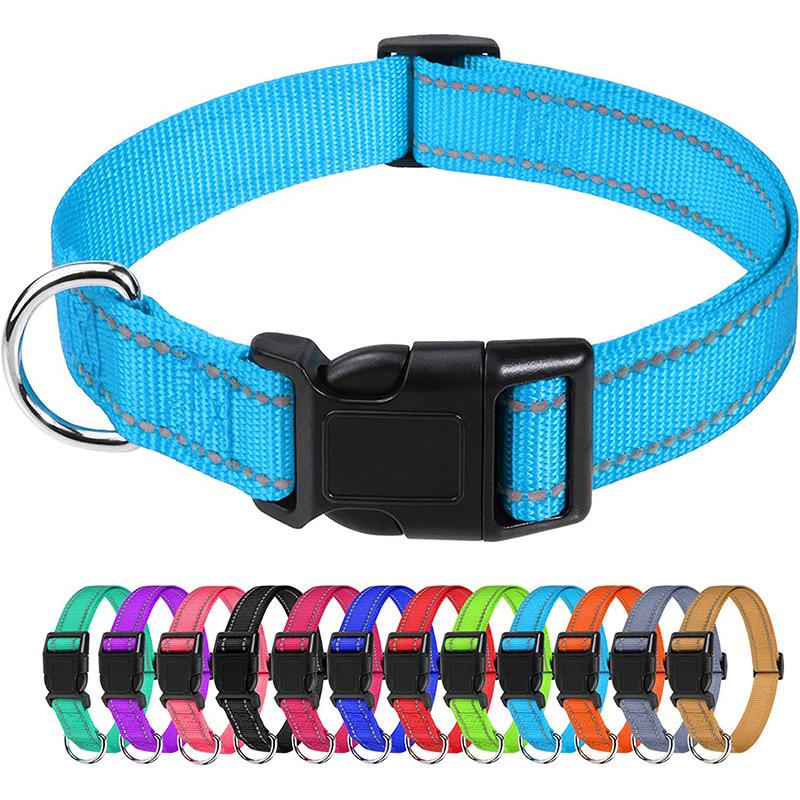 Reflective Dog Collar - Medium Size Anti-Pull Puppy Leash Collar