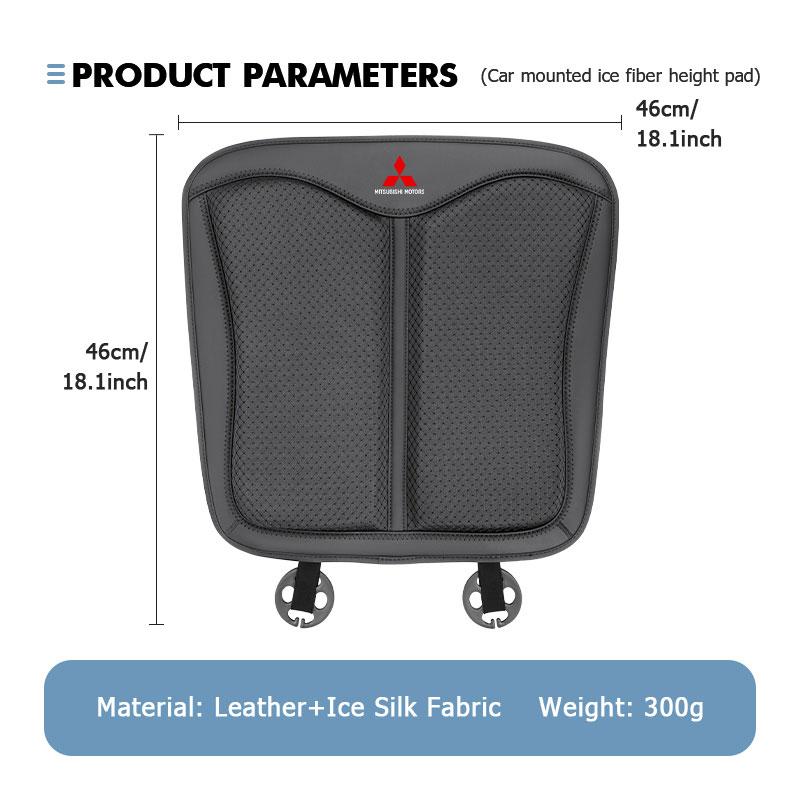 cxumpj1 Car Styling Seat Comfort Cushion Ice Silk Height Increasing Soft Pad Accessories For Mitsubishi Outlander Lancer Cross Colt