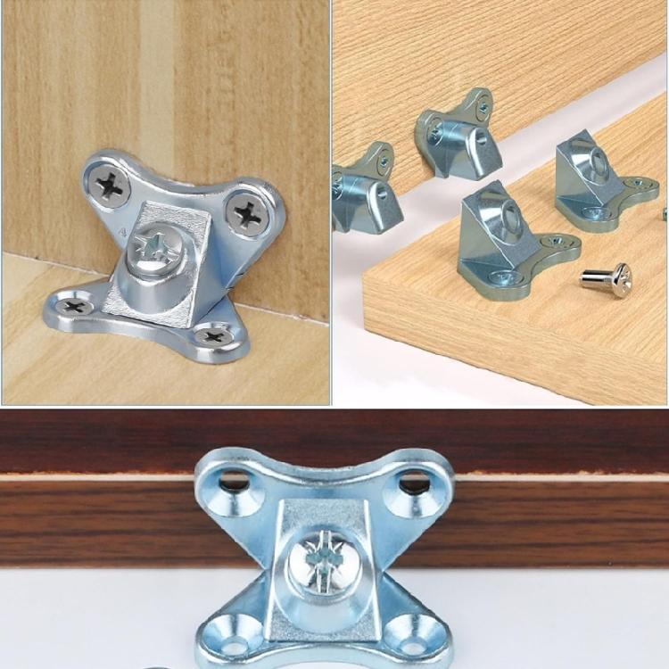 20 Peças Suporte de Canto de Borboleta Ângulos Retos para Móveis de Madeira Armário