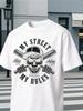 Unisex Gothic Streetwear Ist Vielseitig Unisexs T-Shirts Streetwear Marke Damen T-Shirts, Die Vielseitig Sind Luxuriöse Unisex Kleidung