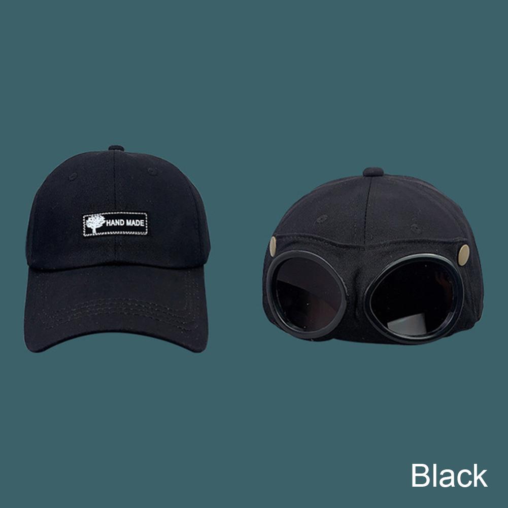 Reverse Glasses Cap Fashion Personality Baseball Cap Adjustable Cotton Casual Cap Cool Outdoor Sun Hat