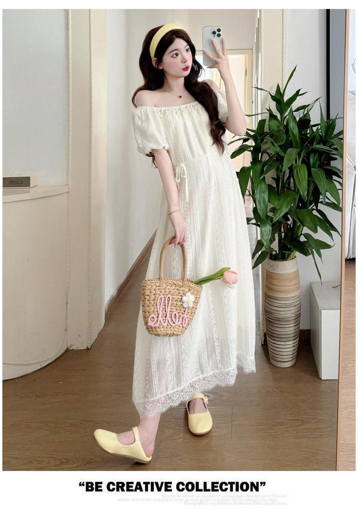 2026 Summer Fresh Skin-Friendly Mid-Length Loose Maternity Dress – Youthful Look