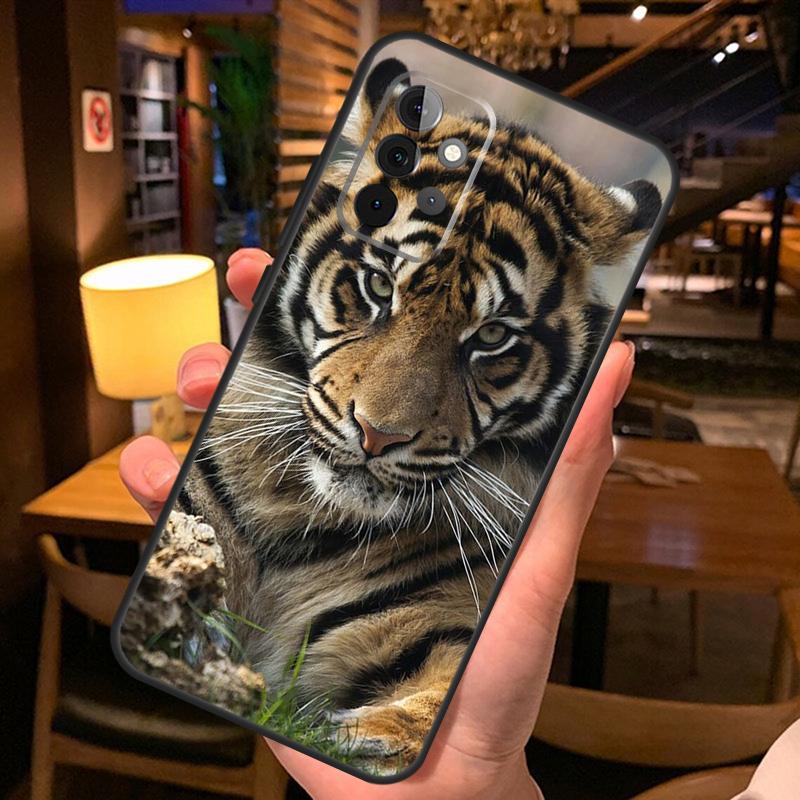 Animal Tiger Case For Samsung Galaxy A36 A56 A26 A16 A06 A53 A33 A13 A12 A32 A52 A55 A35 A15 A54 A34 A14