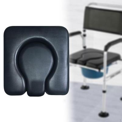 Commode Seat Cushion Cover Easy Clean Soft Portable Padded Toilet for Shower Seniors