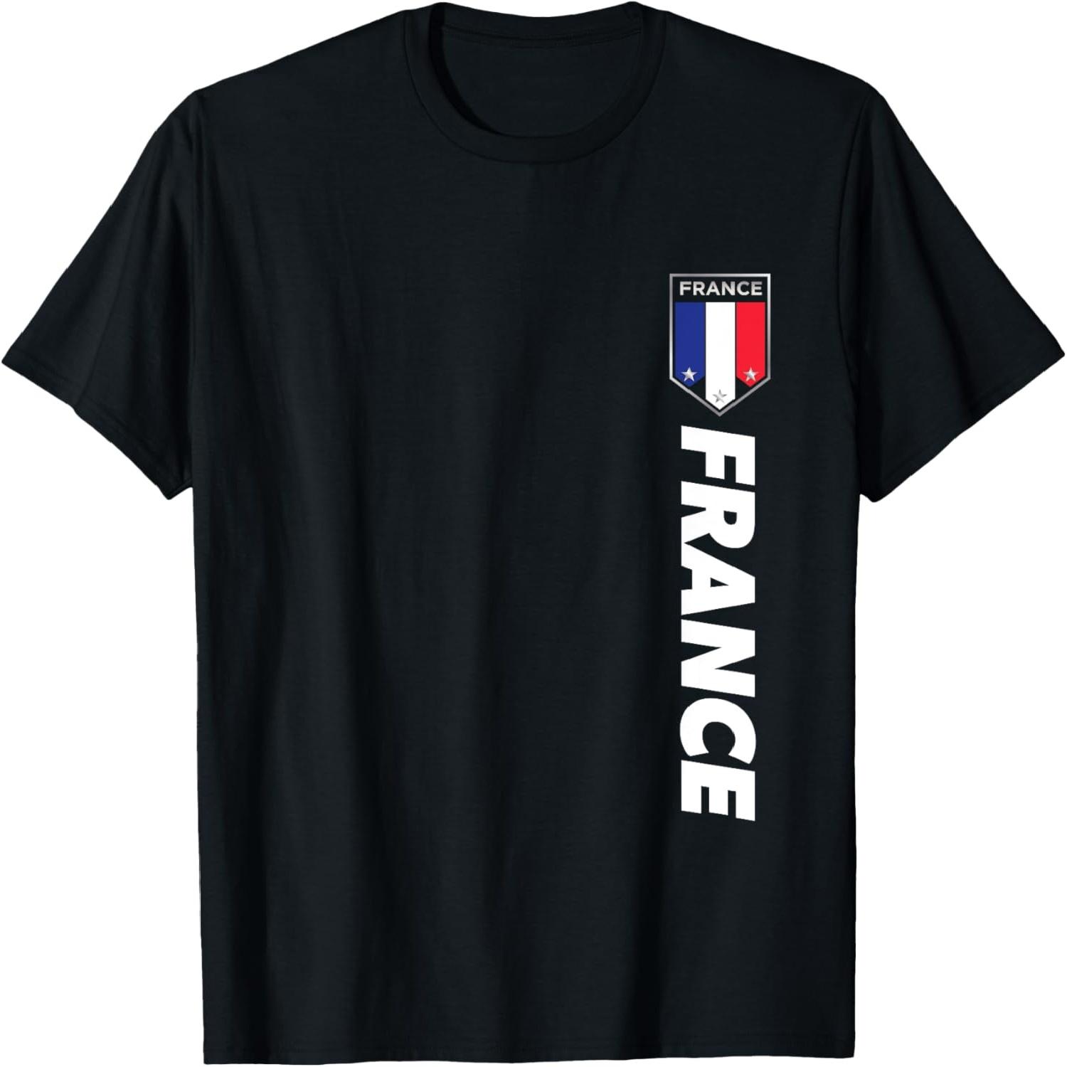 French Pride - French Football Soccer Style T-Shirt S