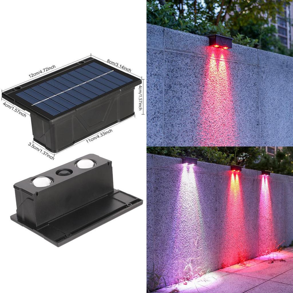 Waterproof Solar Wall Light for Courtyard, Villa, Garden, and Home - Outdoor Atmosphere Lighting