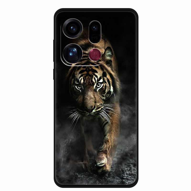 For OPPO Find X9 5G Case Silicone Space Animal TPU Soft Black Cover For OPPO Find X9 Cases FindX9 CPH2797 PLJ110 Cool TPU Cover