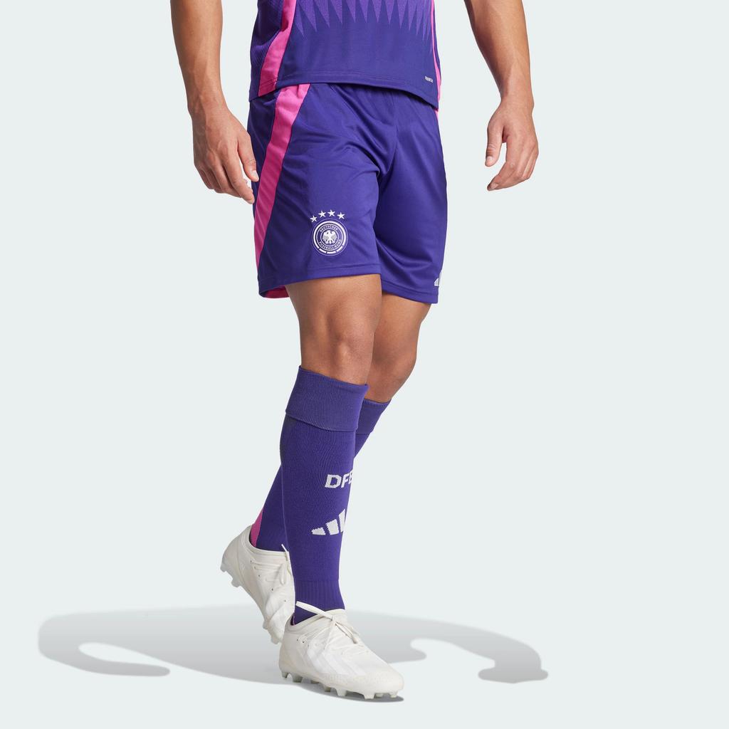adidas Germany 24 Away Shorts Soccer Bottom Fan Edition, German National Team, Away Men's Collegiate Purple IP8167