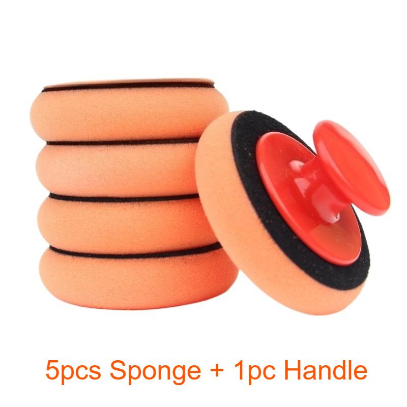 Car Waxing Sponge Waxing Sponge Beauty Seam Hand Waxing Small Sponges Crystal Plating Sponge