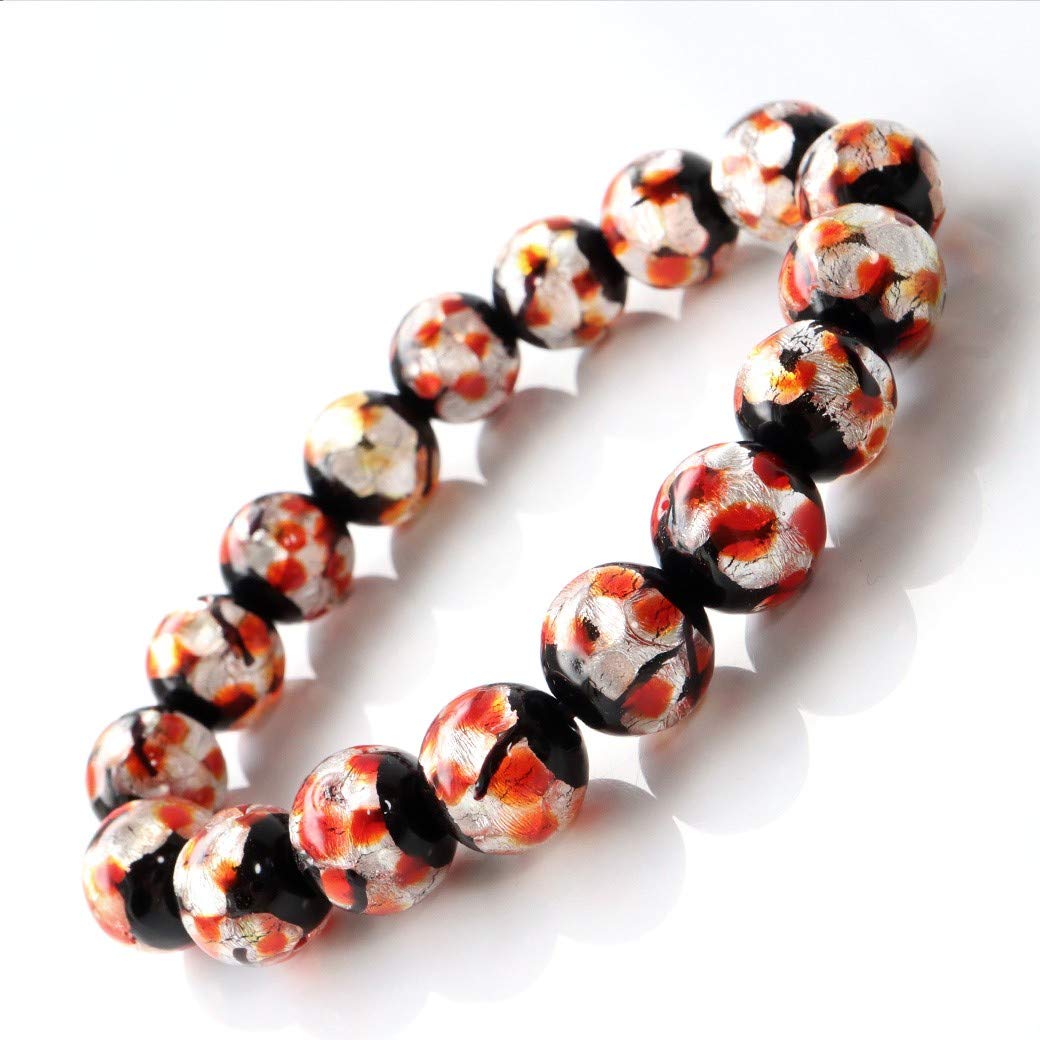 

Браслет Firefly Glass 12 мм Orange Dragonfly Ball Okinawa [ЗОЛОТОЙ КАМЕНЬ]