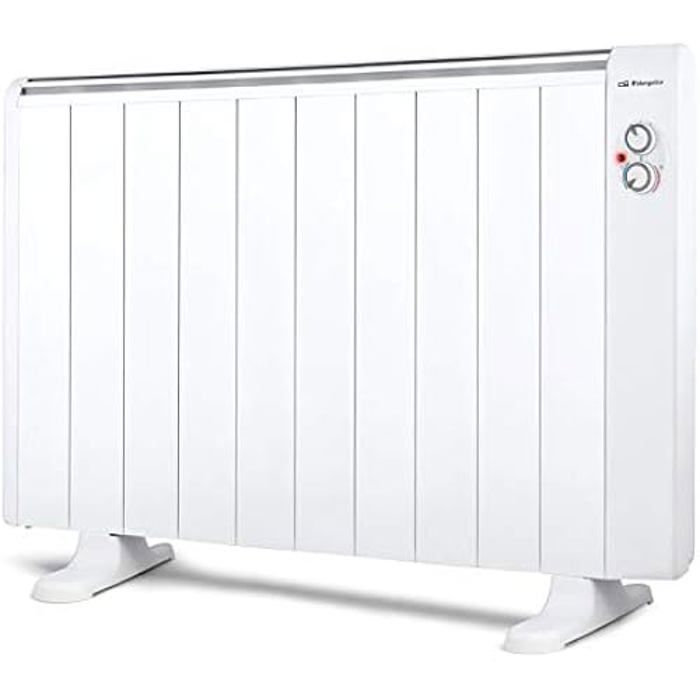 Émetteur Thermique - ORBEGOZO - 10 Éléments - 1800 W - Thermostat Électronique - Noir