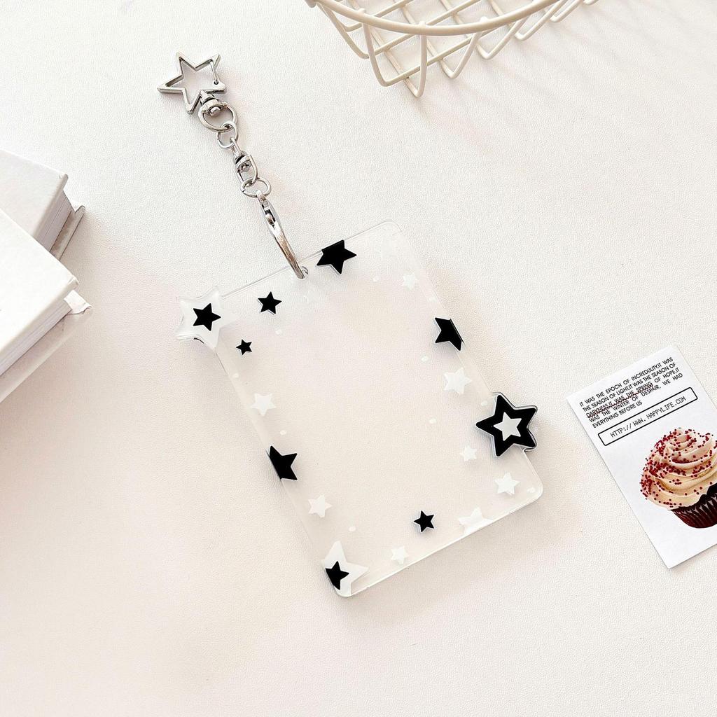 Chasing Stars Acrylic Polaroid Card Holder - Three-Inch, Small, Fresh Design