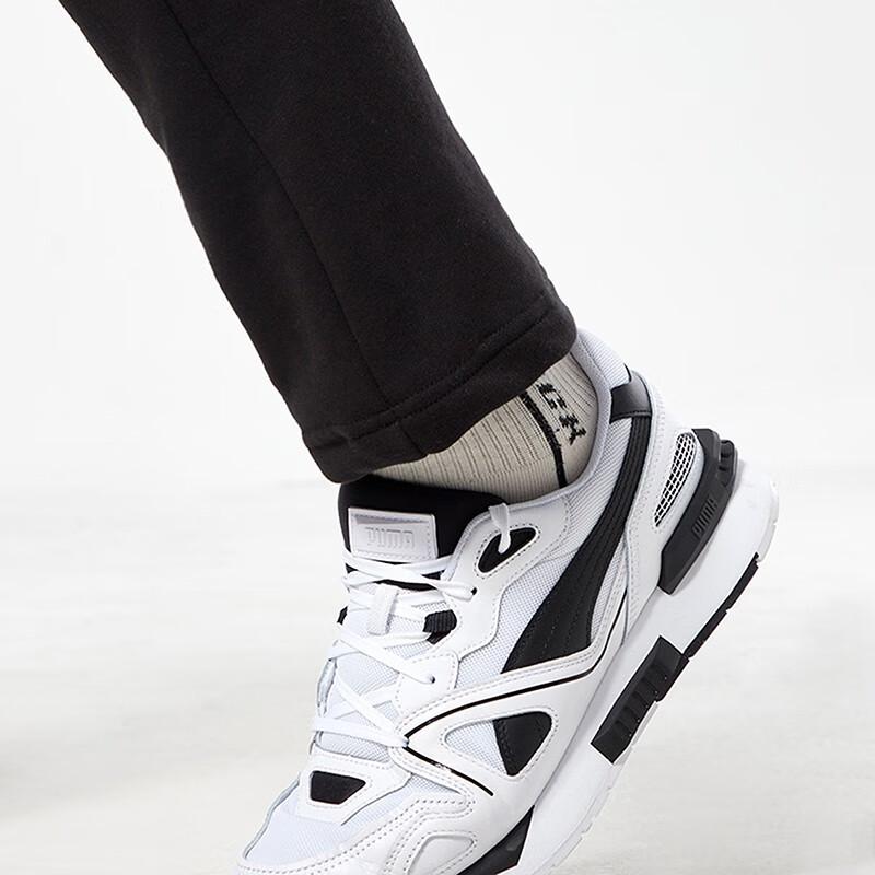 PUMA Straight-Leg Knit Joggers Men Bottoms Black 589024-01