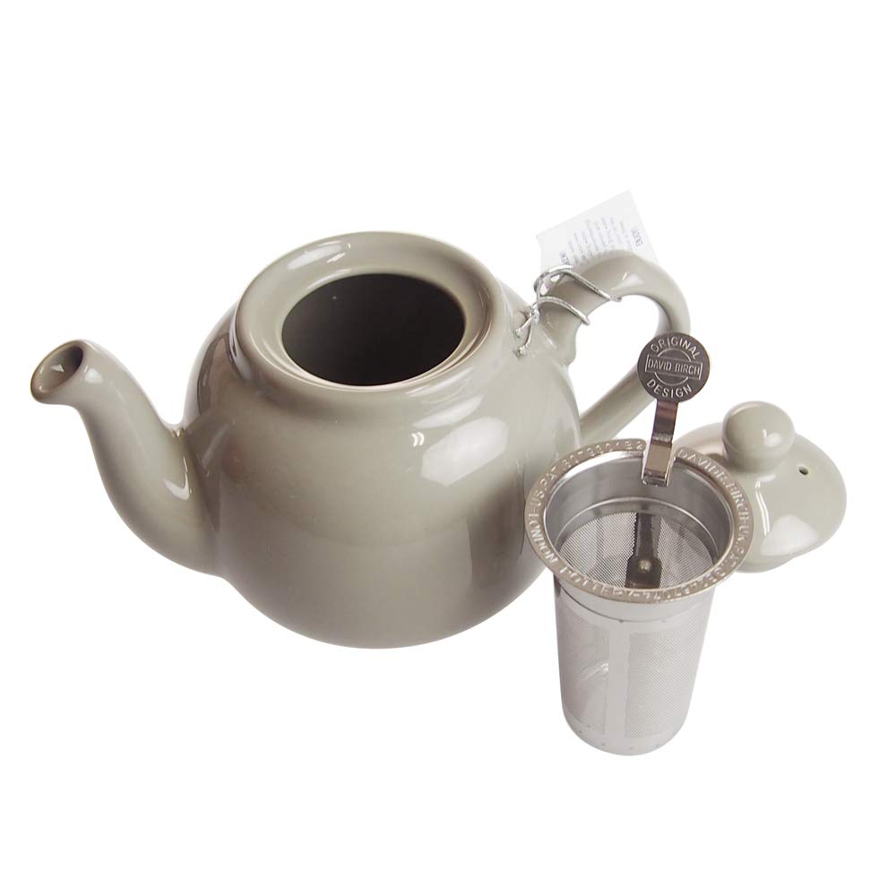 LONDON POTTERY Farmhouse Teapot, 2-Cup, Gray, 580101