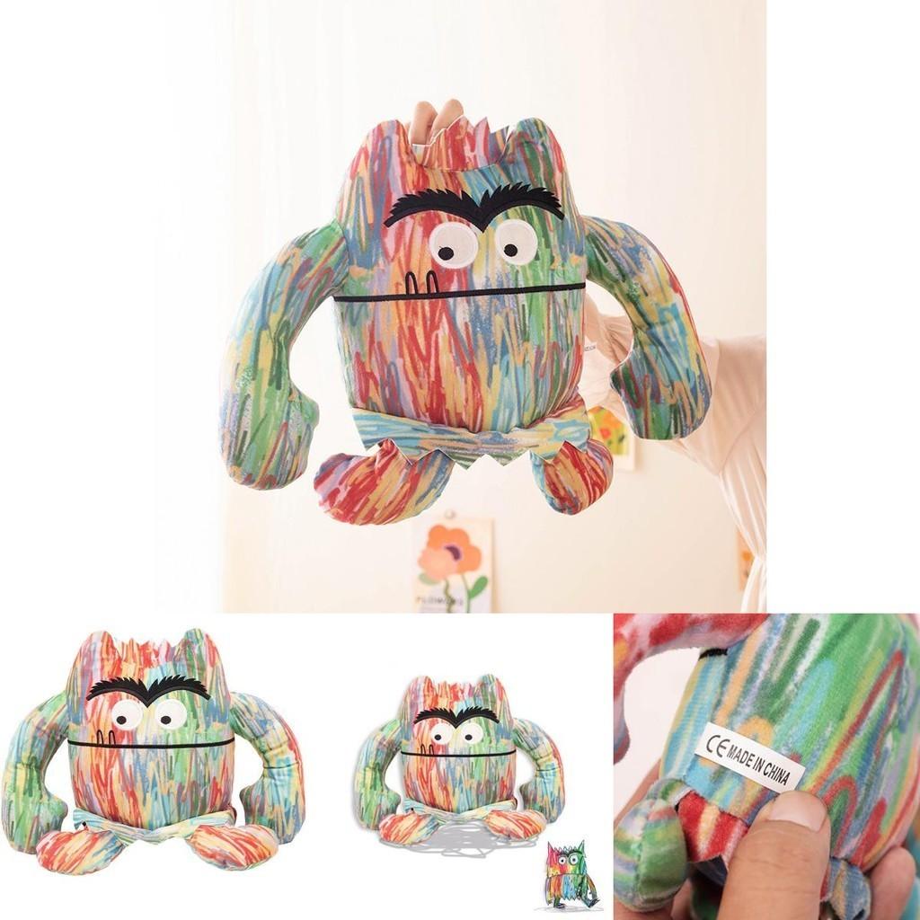 The Color Monster Plush Toy Soft And Huggable 15cm 25cm 35cm Options