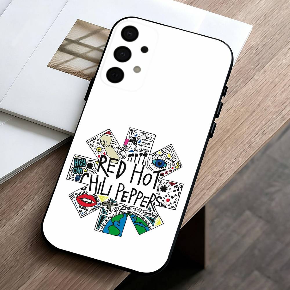 

U-Unforgettable Red Hot Chili P-Peppers Bnd Phone Case For Samsung Galaxy A73,A72,A71,A70,A53,A52,A51,Others Soft Black Cover Samsung a42 5g