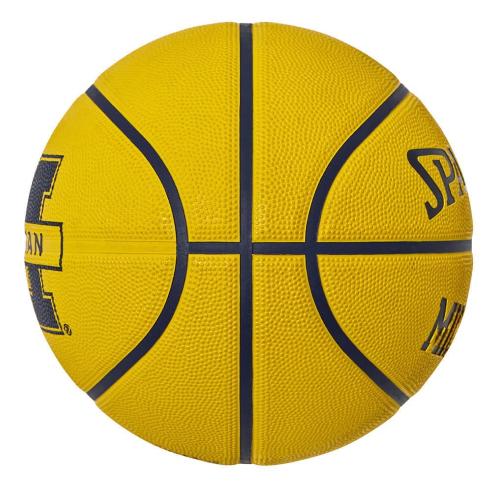 SPALDING Michigan Maze Rubber Yellow 7 Ball No. 85-132J