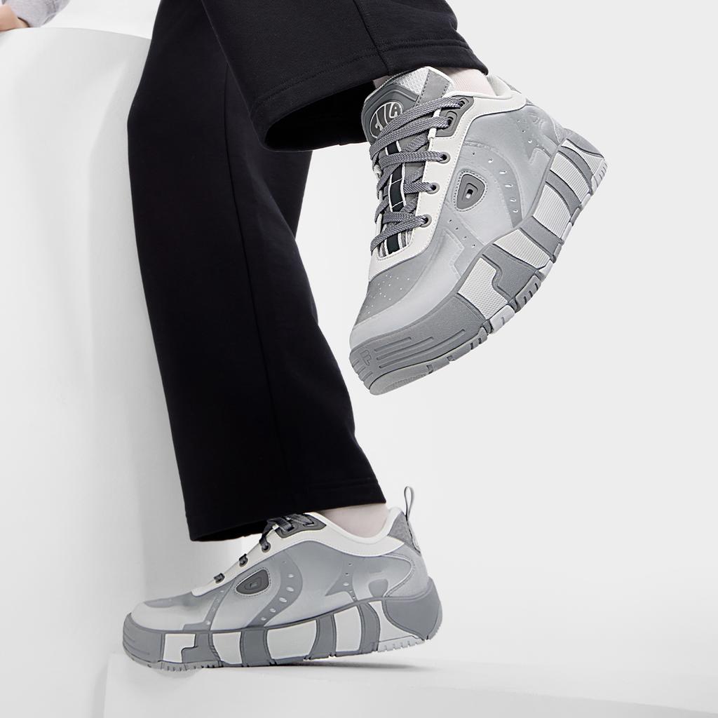 New FILA MELT Low Top Skateboard Shoes Men's Gray F12M431201FAV