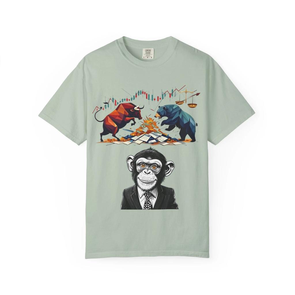 Stock Market Clash Bull Bear APE AMC Unisex T-shirt, GameStop WallStreetBets Tee