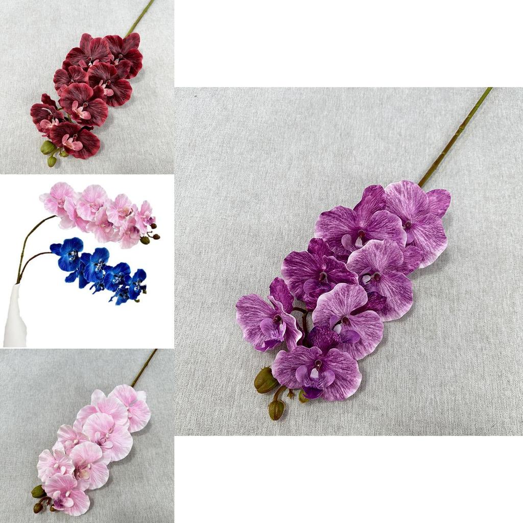 Simulated Phalaenopsis Plant Wedding Hotel Restaurant Decoration Props Ornament