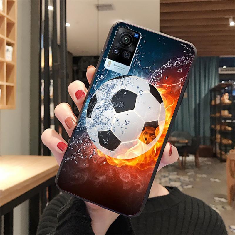Football soccer ball design Phone Case for VIVO Y53S Y33S Y22S Y11S Y31 Y21 Y70 Y20 Y21S Y72 Y35 Y51 Y01 V23E V21 V23 V21E
