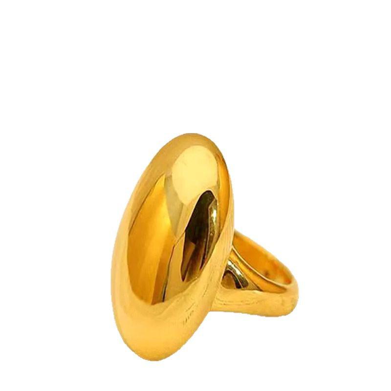 Pigeon Egg Glossy Ring - Chic Gift for Fashion Enthusiasts