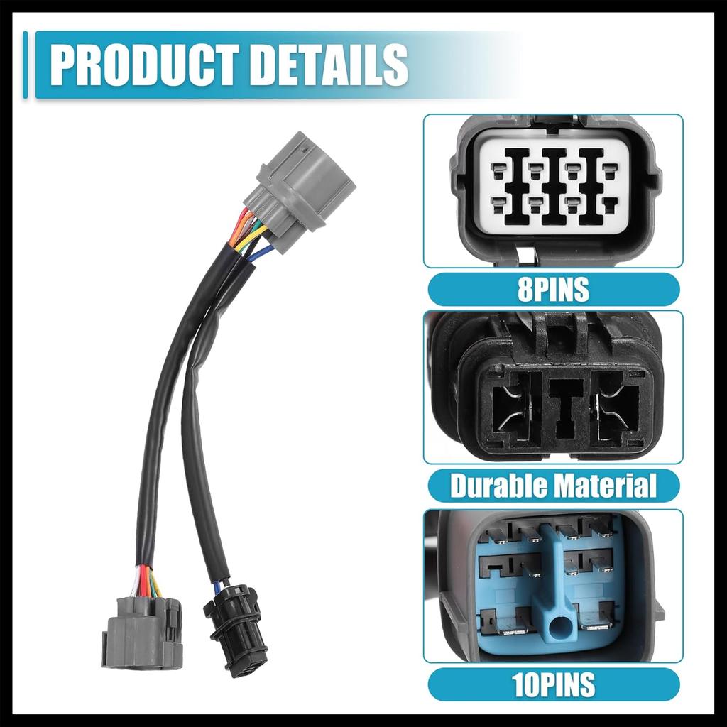 Distributor Jumper Harness OBD2 to OBD1 10 Pin for Honda Civic 1996-1998 for Honda Civic Si 99-00 for Acura Integra-