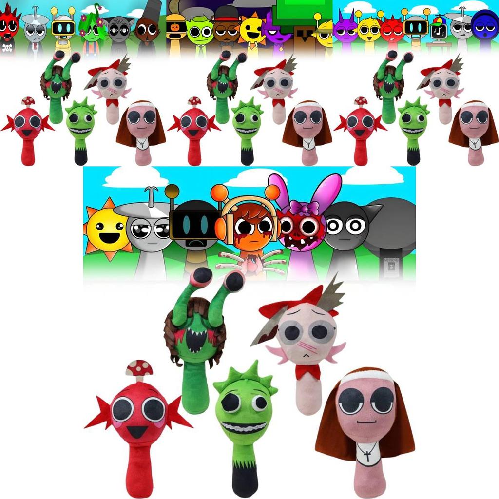 Adorable Sprunki Plush Rhythm Box Character Toy In Vibrant Colors For Kids And Collectors