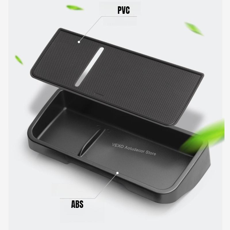 For Geely Galaxy Starship 7 EM-i Storage Box Behind Screen Organizer Rear Hidden Case Car Dashboard Storage Tray Interior Parts